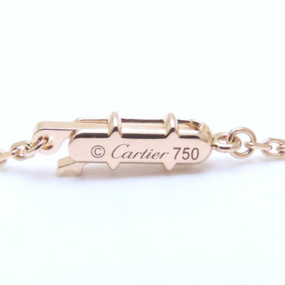 CARTIER カルティエ Cハート ネックレス ピンクサファイア K18PG ピンクゴールド/293487【中古】【BJ】