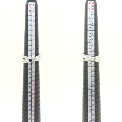 CARTIER カルティエ ビーラブ リング 指輪 6Pダイヤモンド #50 10号 B4215700 K18WG ホワイトゴールド/293613【中古】【BJ】