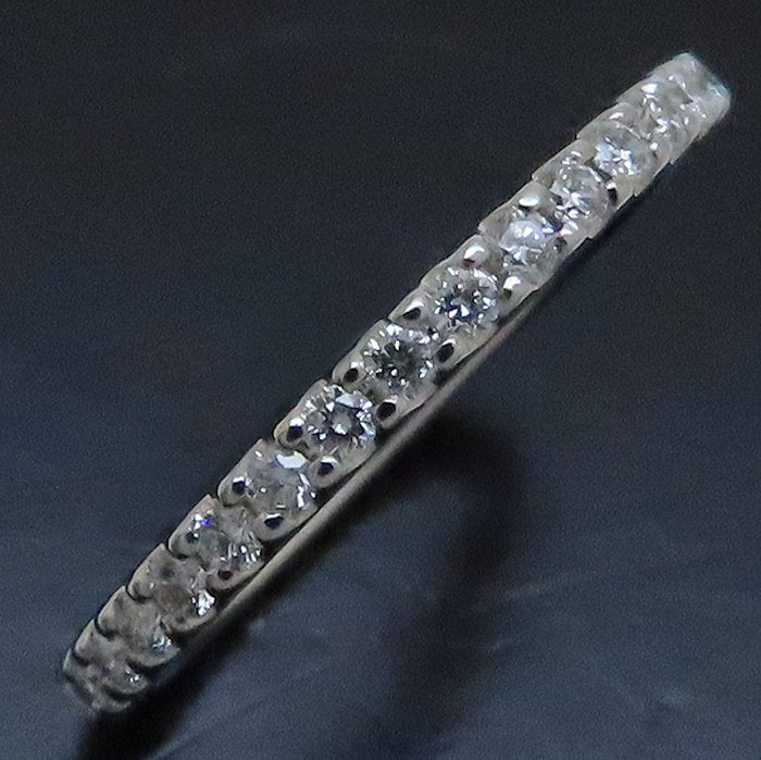 4℃ ヨンドシー ダイヤモンド リング 指輪 フルエタニティ 10号 Pt950プラチナ/293715【中古】【BJ】