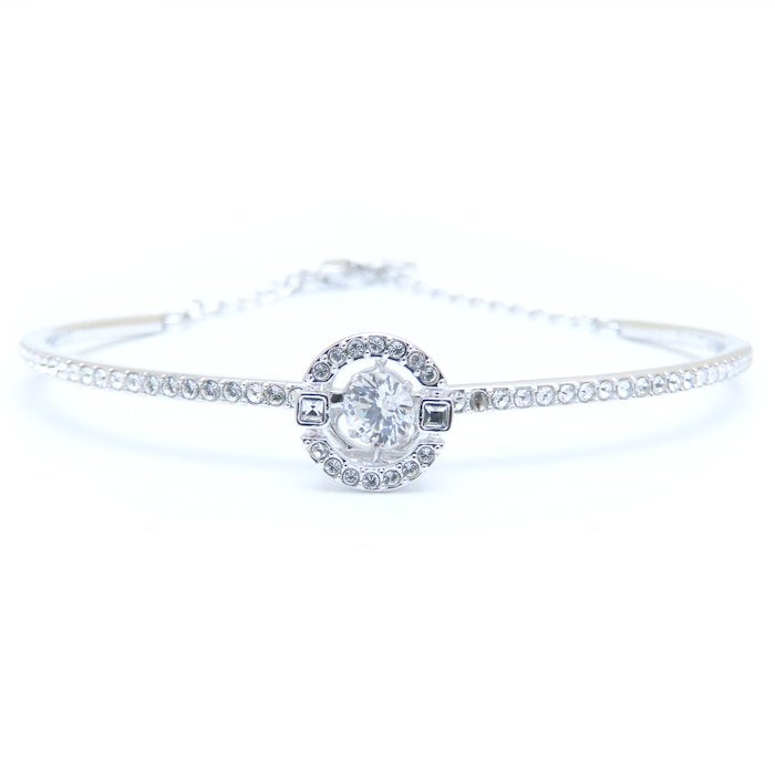 SWAROVSKI スワロフスキー クリスタル ブレスレット シルバーメッキ/293741【中古】【BJ】