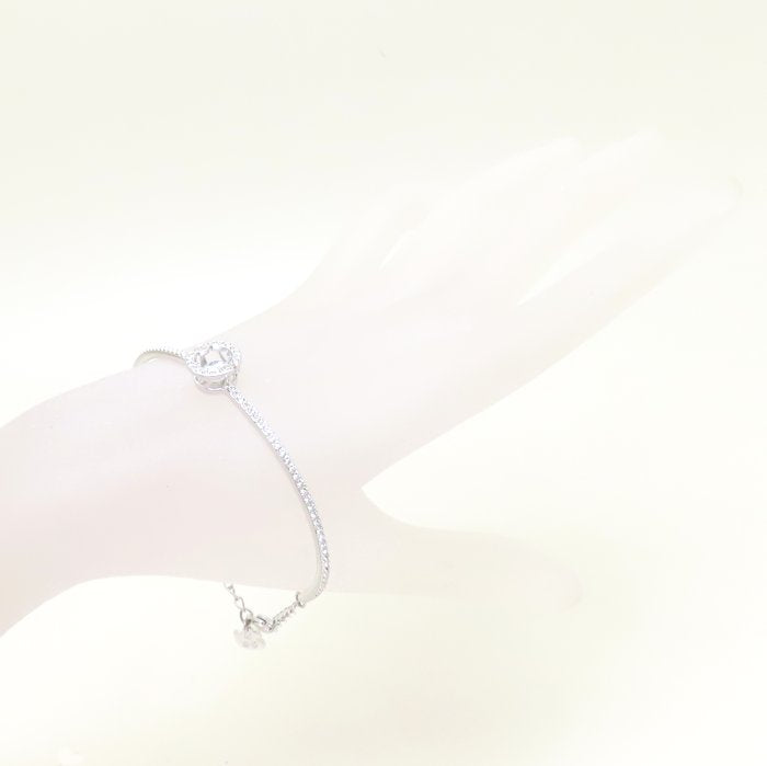 SWAROVSKI スワロフスキー クリスタル ブレスレット シルバーメッキ/293741【中古】【BJ】