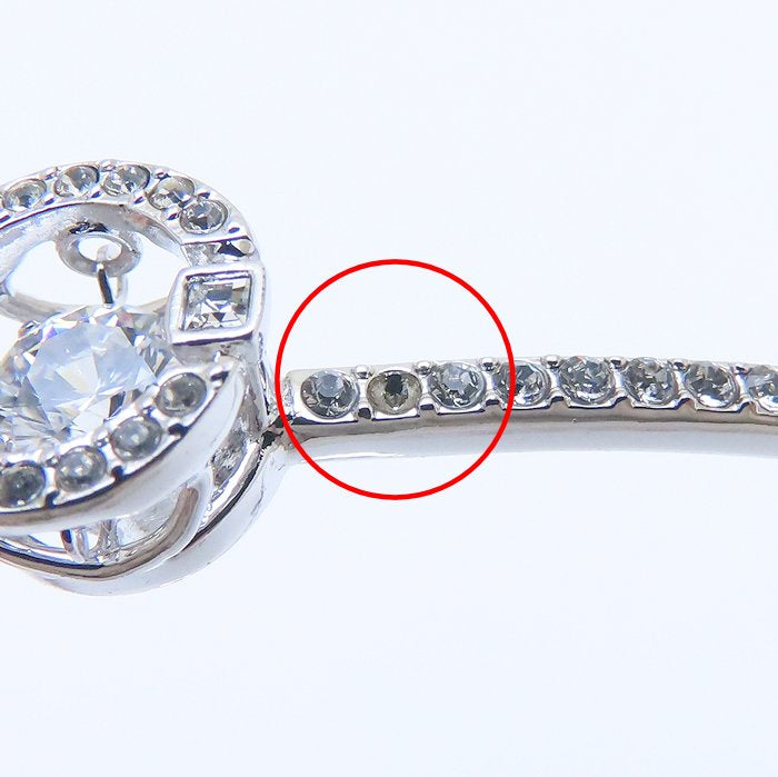 SWAROVSKI スワロフスキー クリスタル ブレスレット シルバーメッキ/293741【中古】【BJ】