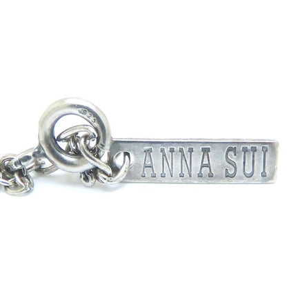 ANNA SUI アナスイ ネックレス ガラス シルバーメッキ/293821【中古】【BJ】