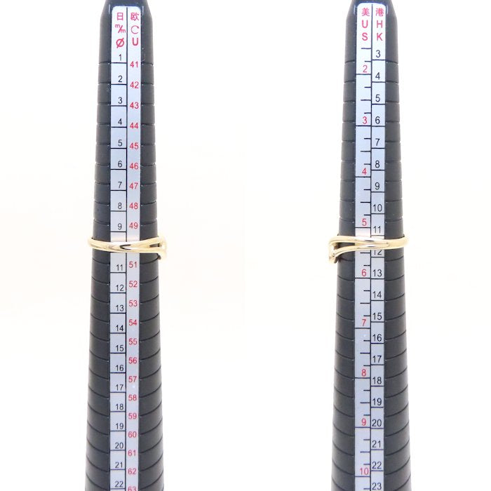 4℃ ヨンドシー ダイヤモンド リング 指輪 1Pダイヤモンド 10号 K18YG イエローゴールド/294007【中古】【BJ】
