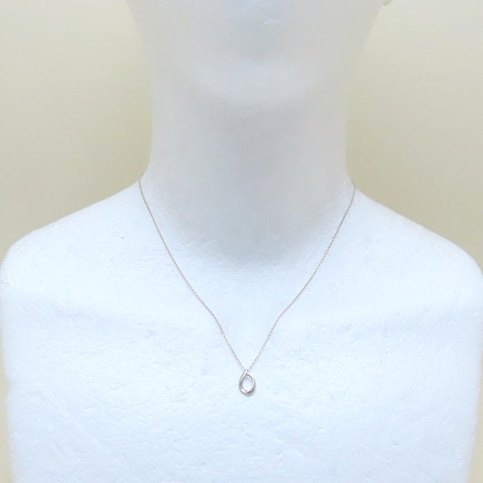 4℃ ヨンドシー ネックレス ガーネット シルバー/294083【中古】【BJ】