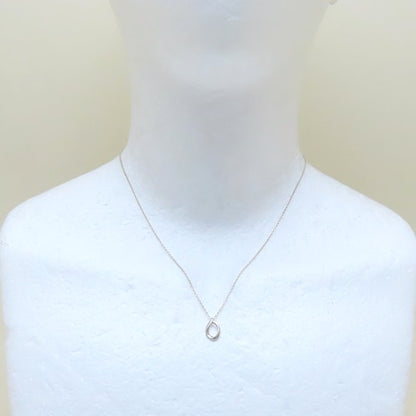 4℃ ヨンドシー ネックレス ガーネット シルバー/294083【中古】【BJ】