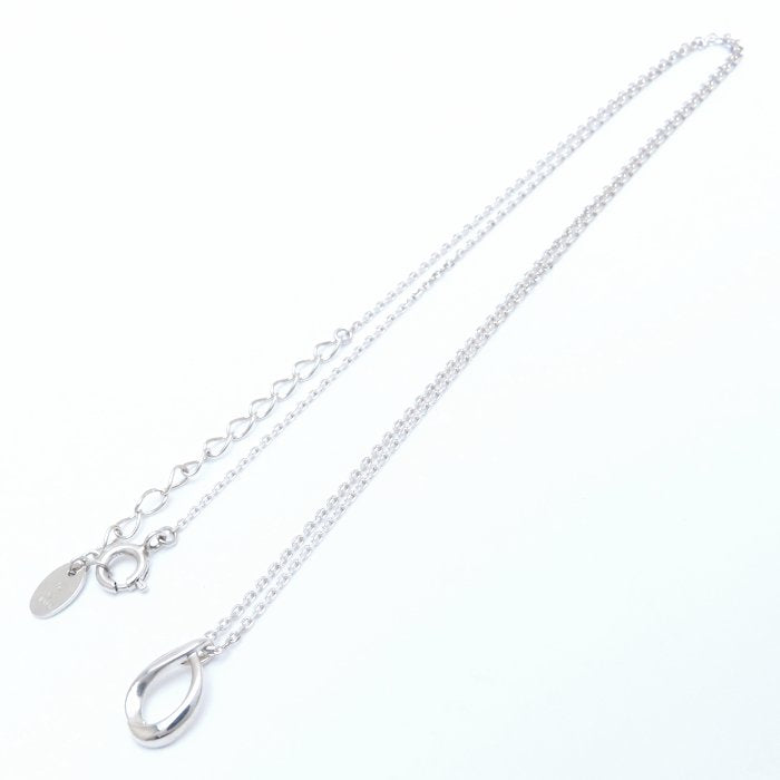 4℃ ヨンドシー ネックレス ガーネット シルバー/294083【中古】【BJ】