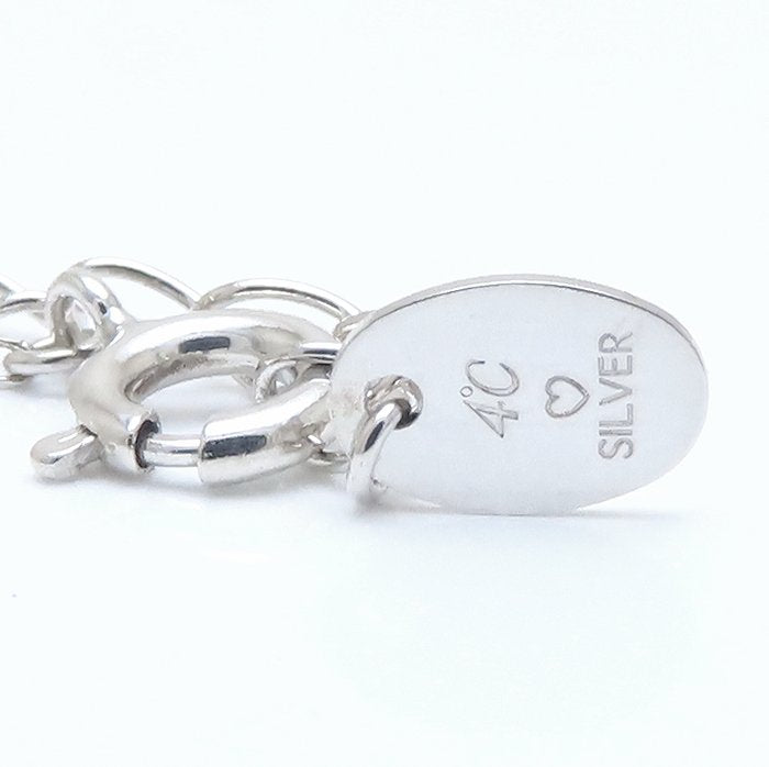 4℃ ヨンドシー ネックレス ガーネット シルバー/294083【中古】【BJ】