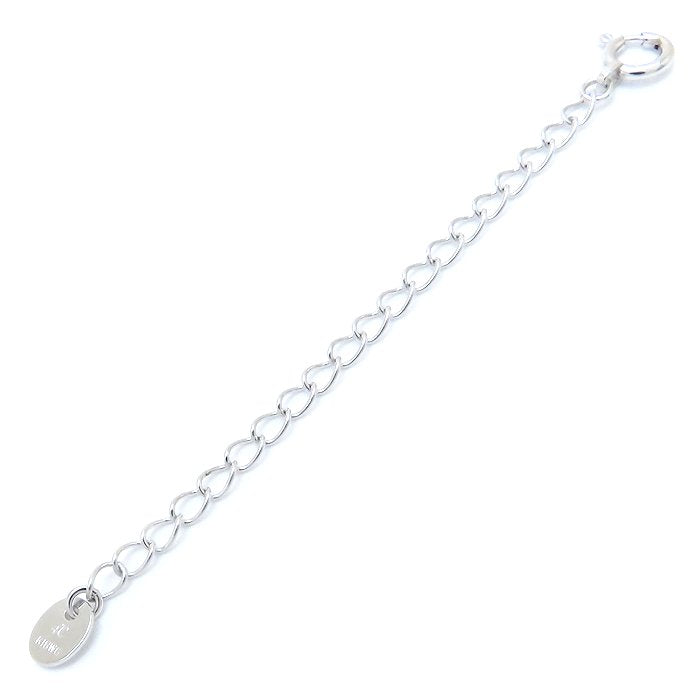 4℃ ヨンドシー ネックレスのアジャスターチェーン 5.5cm K18WG ホワイトゴールド/294117【中古】【BJ】