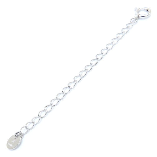 4℃ ヨンドシー ネックレスのアジャスターチェーン 5.5cm K18WG ホワイトゴールド/294117【中古】【BJ】