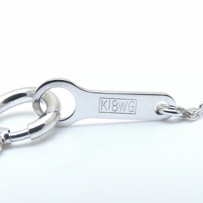 TAKE-UP テイクアップ ブルートパーズ ネックレス K18WG ホワイトゴールド/294130【中古】【BJ】