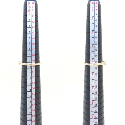 4℃ ヨンドシー ダイヤモンド リング 指輪 一粒ダイヤモンド 9.5号 K18YG イエローゴールド レディース/294238【中古】【BJ】
