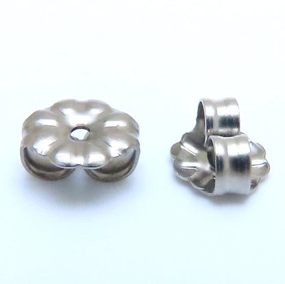 ANNA SUI アナスイ フープ ピアス キノコモチーフ ラインストーン シルバーメッキ レディース/294378【中古】【BJ】