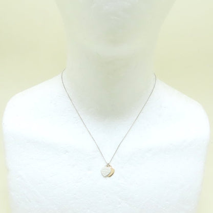 TIFFANY&Co. ティファニー リターントゥティファニー ダブルハートタグ ネックレス ミニ シルバー925xK18RG ローズゴールド レディース/294411【中古】【BJ】