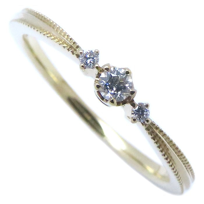 festaria フェスタリア ダイヤモンド リング 指輪 Wish upon a star ダイヤモンド0.054ct/0.01ct 13号 K18YG イエローゴールド レディース/294455【中古】【BJ】