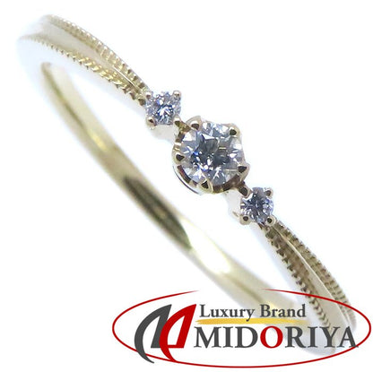 festaria フェスタリア ダイヤモンド リング 指輪 Wish upon a star ダイヤモンド0.054ct/0.01ct 13号 K18YG イエローゴールド レディース/294455【中古】【BJ】
