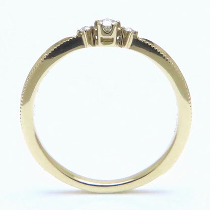 festaria フェスタリア ダイヤモンド リング 指輪 Wish upon a star ダイヤモンド0.054ct/0.01ct 13号 K18YG イエローゴールド レディース/294455【中古】【BJ】