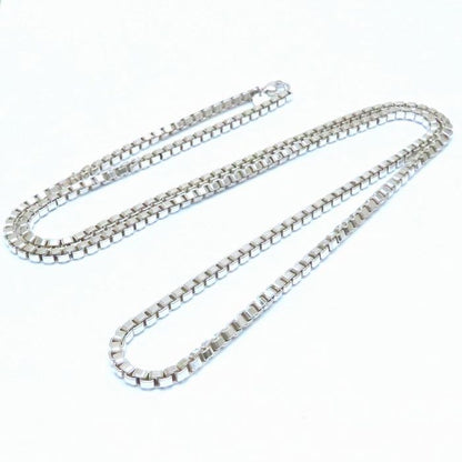 TIFFANY&Co. ティファニー ベネチアン チェーン ネックレス 92cm ロング シルバー925 レディース/294457【中古】【BJ】
