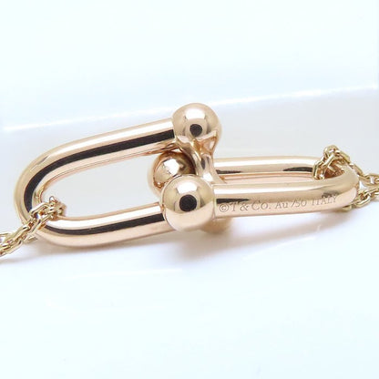 TIFFANY&Co. ティファニー ハードウェア ラージ ダブル リンク ネックレス 750PG ピンクゴールド K18RG ローズゴールド レディース/294534【中古】【BJ】