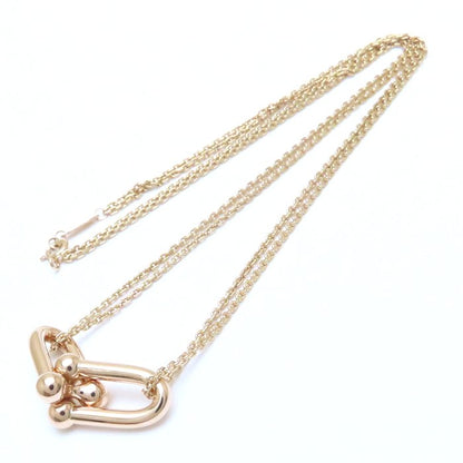 TIFFANY&Co. ティファニー ハードウェア ラージ ダブル リンク ネックレス 750PG ピンクゴールド K18RG ローズゴールド レディース/294534【中古】【BJ】
