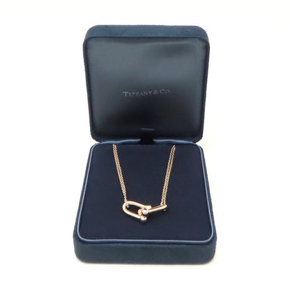 TIFFANY&Co. ティファニー ハードウェア ラージ ダブル リンク ネックレス 750PG ピンクゴールド K18RG ローズゴールド レディース/294534【中古】【BJ】