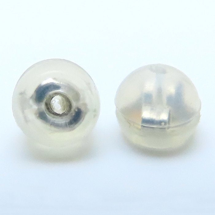 4℃ ヨンドシー キュービックジルコニア ピアス K10WG ホワイトゴールド レディース/294557【中古】【BJ】