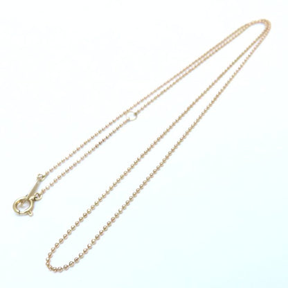 23ku 23区 ボールチェーン ネックレス 40cm K18PG ピンクゴールド レディース/294591【中古】【BJ】