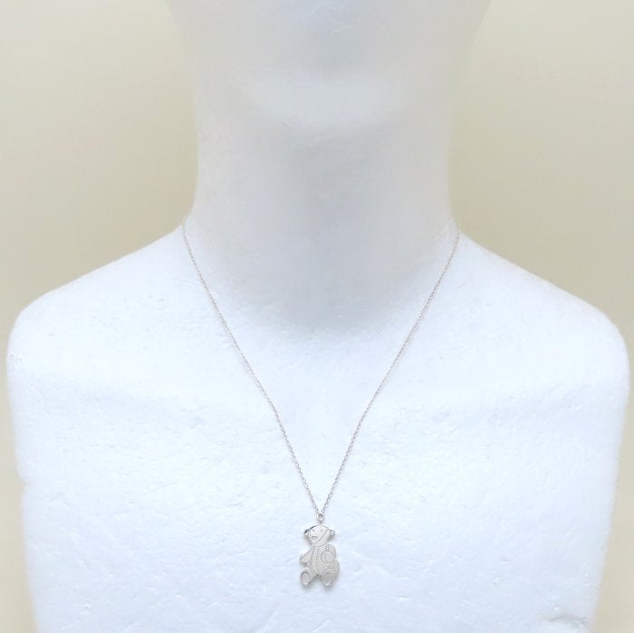 GUCCI グッチ テディベア ネックレス シルバー925 レディース/294593【中古】【BJ】