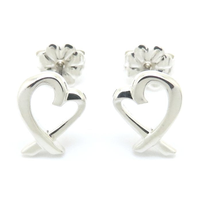 TIFFANY&Co. ティファニー ラビングハート ピアス パロマピカソ シルバー925 レディース/294724【中古】【BJ】