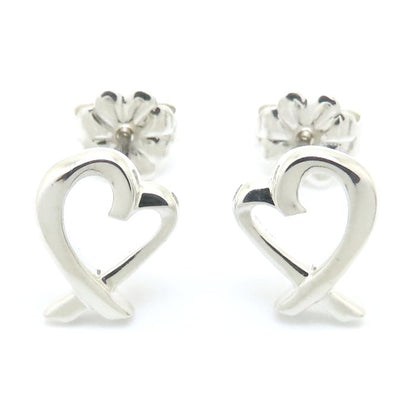 TIFFANY&Co. ティファニー ラビングハート ピアス パロマピカソ シルバー925 レディース/294724【中古】【BJ】