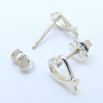 TIFFANY&Co. ティファニー ラビングハート ピアス パロマピカソ シルバー925 レディース/294724【中古】【BJ】