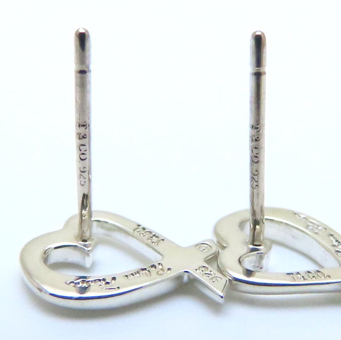 TIFFANY&Co. ティファニー ラビングハート ピアス パロマピカソ シルバー925 レディース/294724【中古】【BJ】