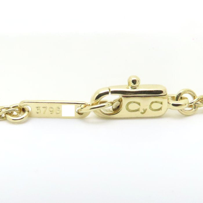 Carrera y Carrera カレライカレラ ダイヤモンド ネックレス ハンドモチーフ ダイヤモンド0.601ct K18YG イエローゴールド レディース/294799【中古】【BJ】