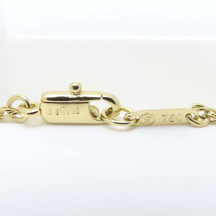 Carrera y Carrera カレライカレラ ダイヤモンド ネックレス ハンドモチーフ ダイヤモンド0.601ct K18YG イエローゴールド レディース/294799【中古】【BJ】