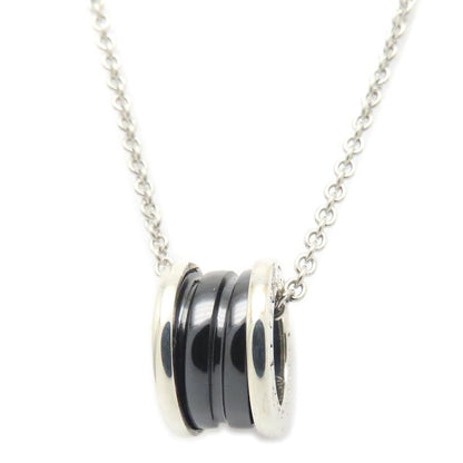 BVLGARI ブルガリ セーブザチルドレン ビーゼロワン ネックレス B.zero1 シルバー925xブラックセラミック レディース/294807【中古】【BJ】