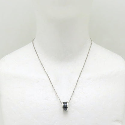 BVLGARI ブルガリ セーブザチルドレン ビーゼロワン ネックレス B.zero1 シルバー925xブラックセラミック レディース/294807【中古】【BJ】