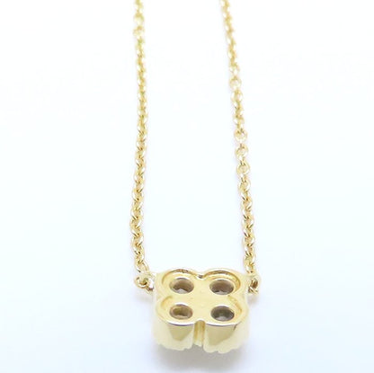 Ponte Vecchio ポンテヴェキオ ダイヤモンド ネックレス フラワーモチーフ ダイヤモンド0.14ct K18YG イエローゴールド レディース/294836【中古】【BJ】