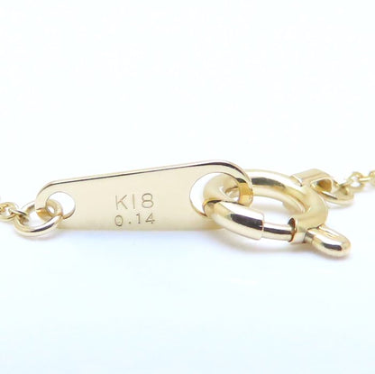Ponte Vecchio ポンテヴェキオ ダイヤモンド ネックレス フラワーモチーフ ダイヤモンド0.14ct K18YG イエローゴールド レディース/294836【中古】【BJ】