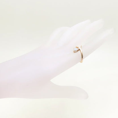 BVLGARI ブルガリ ディーヴァドリーム リング 指輪 マザーオブパール ダイヤモンド #53 12.5号 K18PG ピンクゴールド レディース/294855【中古】【BJ】