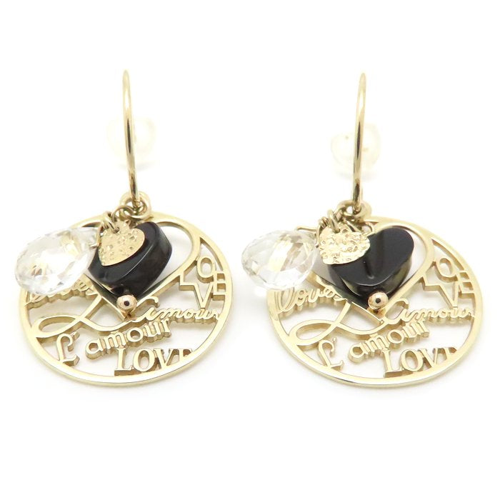 STAR JEWELRY スタージュエリー 2012年クリスマス限定 ピアス ラブレター3WAY 2JP0250 K10YG イエローゴールド レディース/294921【中古】【BJ】