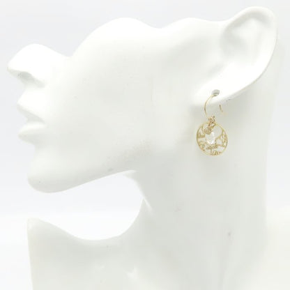 STAR JEWELRY スタージュエリー 2012年クリスマス限定 ピアス ラブレター3WAY 2JP0250 K10YG イエローゴールド レディース/294921【中古】【BJ】
