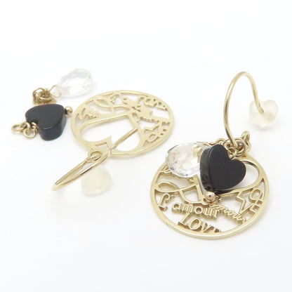 STAR JEWELRY スタージュエリー 2012年クリスマス限定 ピアス ラブレター3WAY 2JP0250 K10YG イエローゴールド レディース/294921【中古】【BJ】