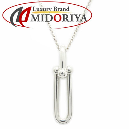 TIFFANY&Co. ティファニー ハードウェア 細長リンク ネックレス シルバー925 レディース/294946【中古】【BJ】