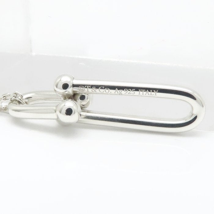 TIFFANY&Co. ティファニー ハードウェア 細長リンク ネックレス シルバー925 レディース/294946【中古】【BJ】