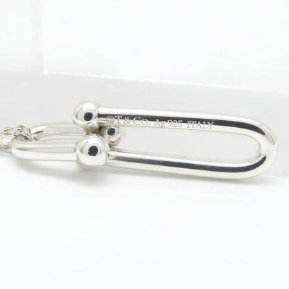 TIFFANY&Co. ティファニー ハードウェア 細長リンク ネックレス シルバー925 レディース/294946【中古】【BJ】