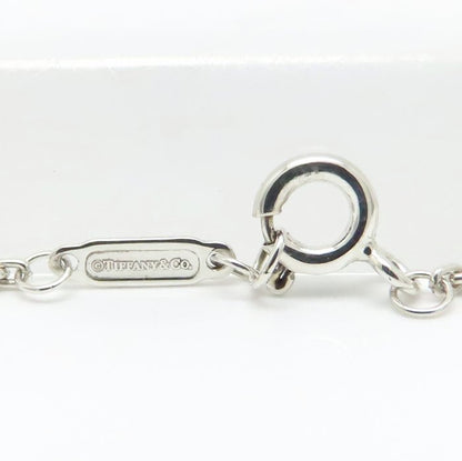 TIFFANY&Co. ティファニー ハードウェア 細長リンク ネックレス シルバー925 レディース/294946【中古】【BJ】