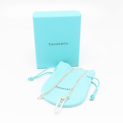 TIFFANY&Co. ティファニー ハードウェア 細長リンク ネックレス シルバー925 レディース/294946【中古】【BJ】