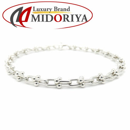 TIFFANY&Co. ティファニー ハードウェア マイクロリンク ブレスレット 17cm シルバー925 レディース/294962【中古】【BJ】
