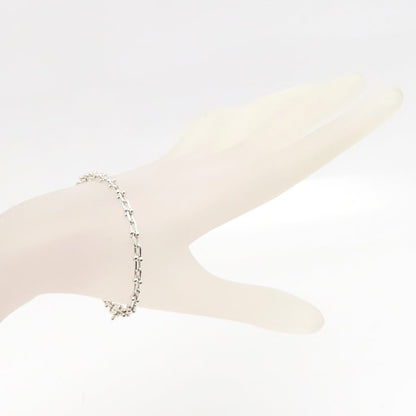 TIFFANY&Co. ティファニー ハードウェア マイクロリンク ブレスレット 17cm シルバー925 レディース/294962【中古】【BJ】