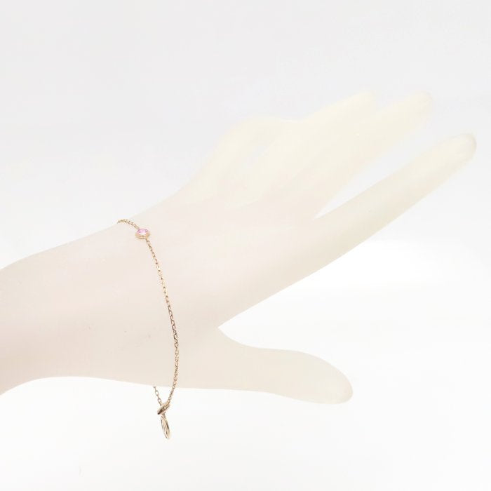 CARTIER カルティエ ダムール ブレスレット ピンクサファイヤ ディアマンレジェ B603730 K18PG ピンクゴールド レディース/294963【中古】【BJ】